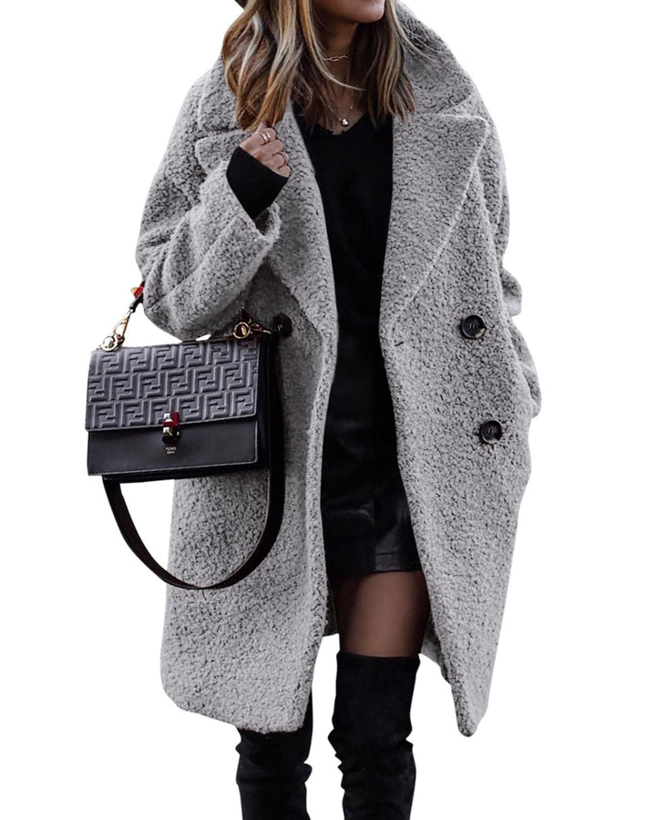 Rose | Refined Longline Double-Breasted Winter Coat