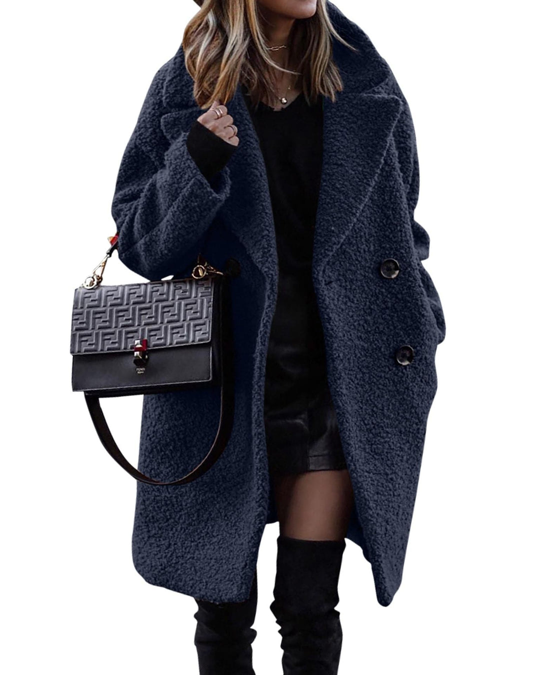 Rose | Refined Longline Double-Breasted Winter Coat