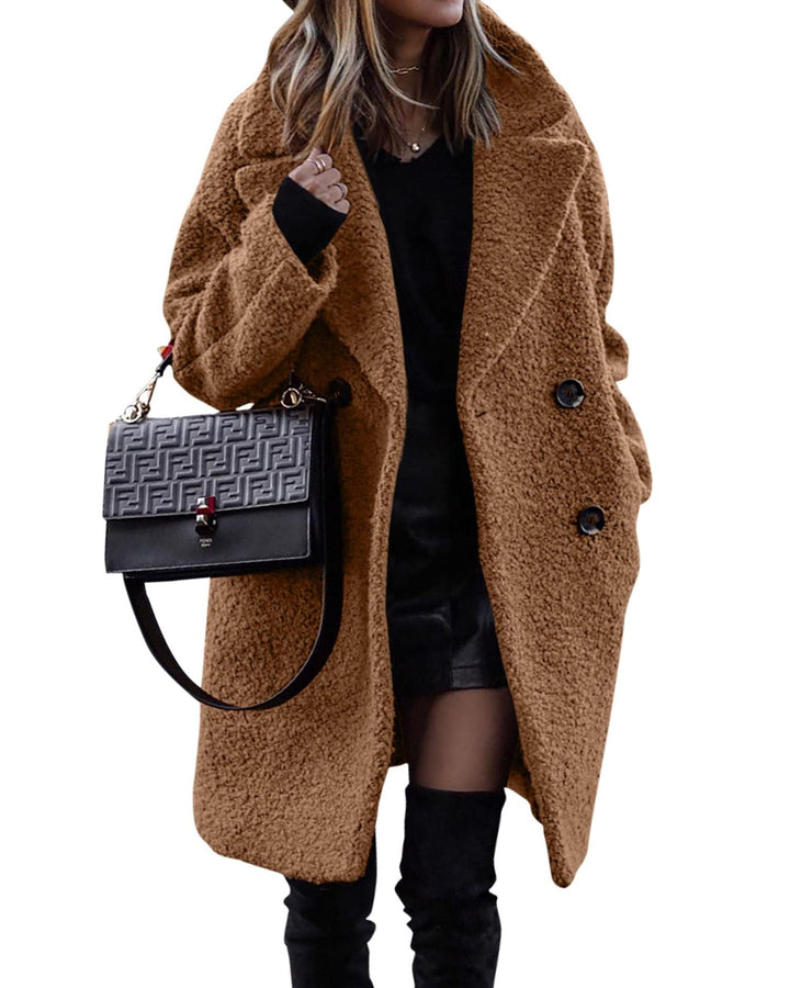Rose | Refined Longline Double-Breasted Winter Coat