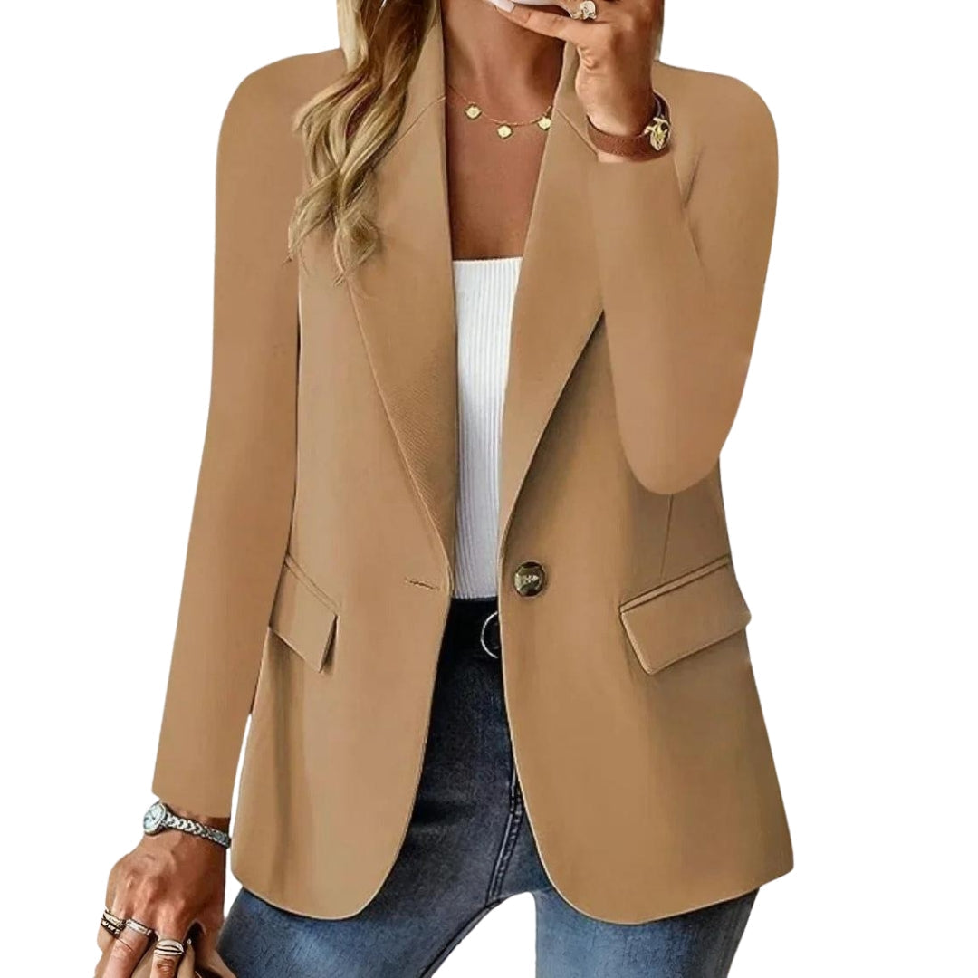 Rose | Timeless Single-Breasted Tailored Longline Blazer