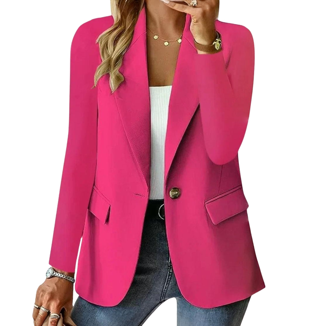 Rose | Timeless Single-Breasted Tailored Longline Blazer