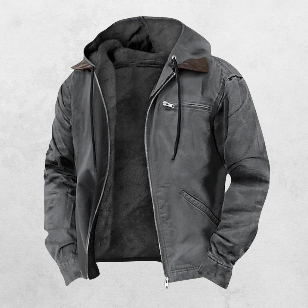 Rupert | Sherpa-Lined Hooded Bomber Jacket