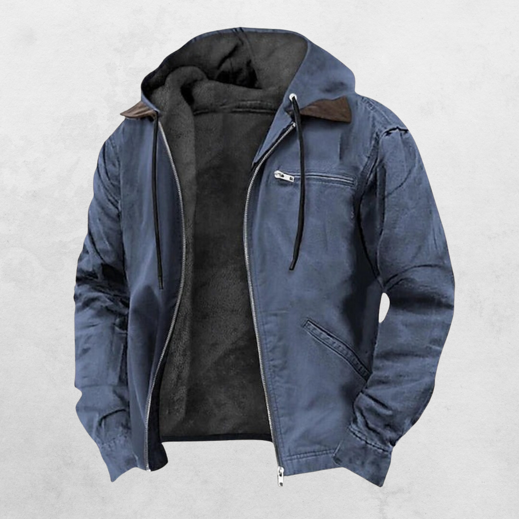 Rupert | Sherpa-Lined Hooded Bomber Jacket