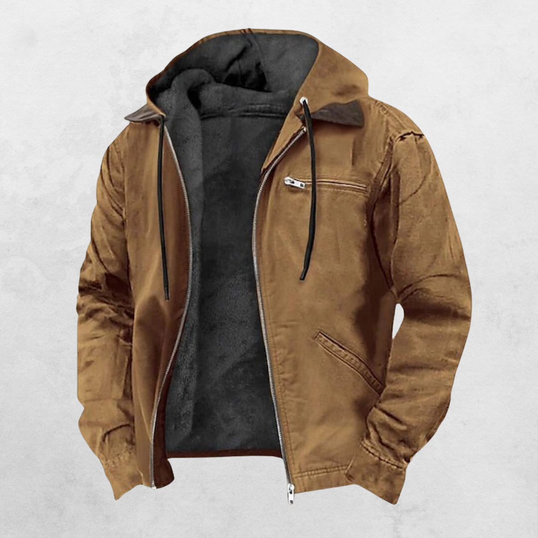 Rupert | Sherpa-Lined Hooded Bomber Jacket