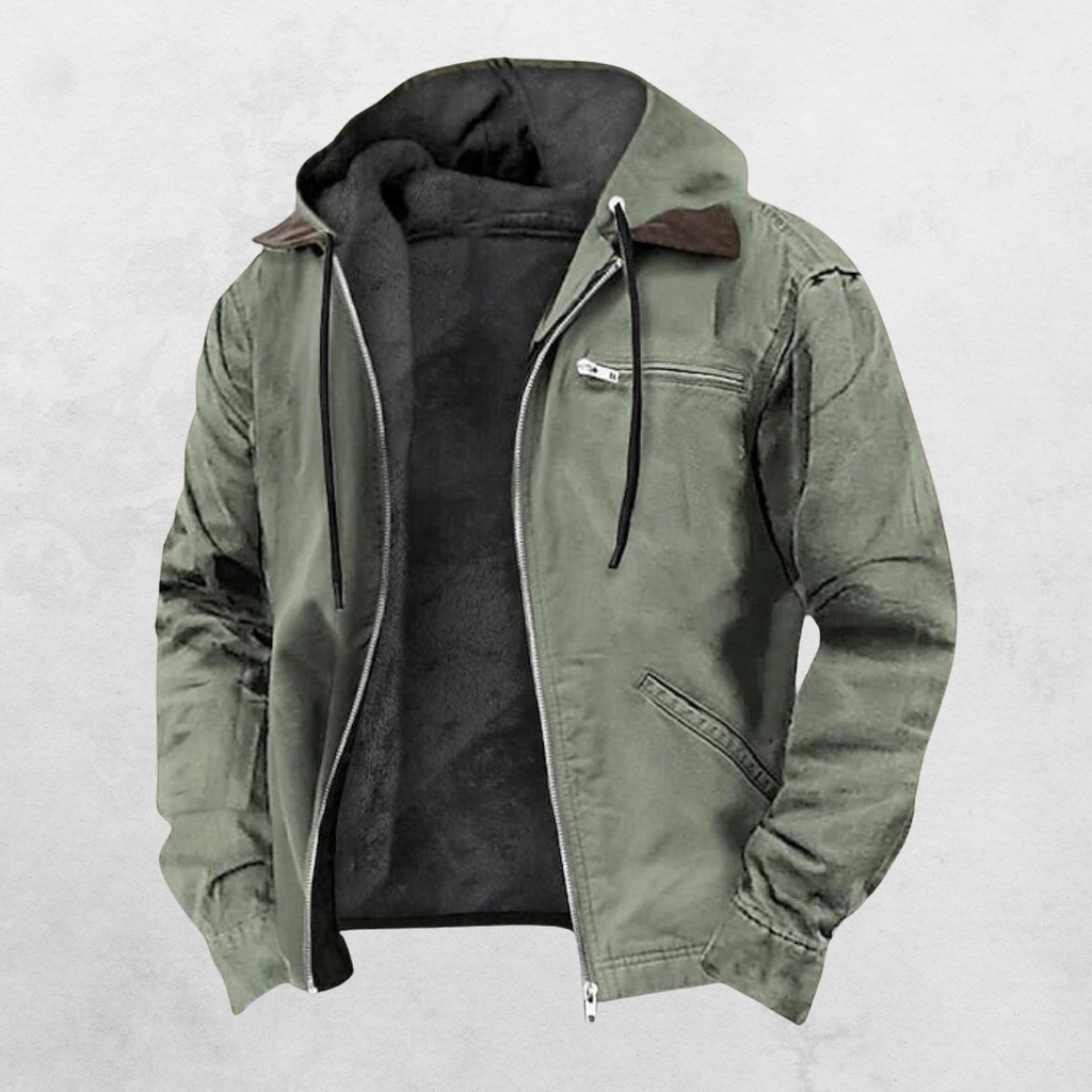 Rupert | Sherpa-Lined Hooded Bomber Jacket