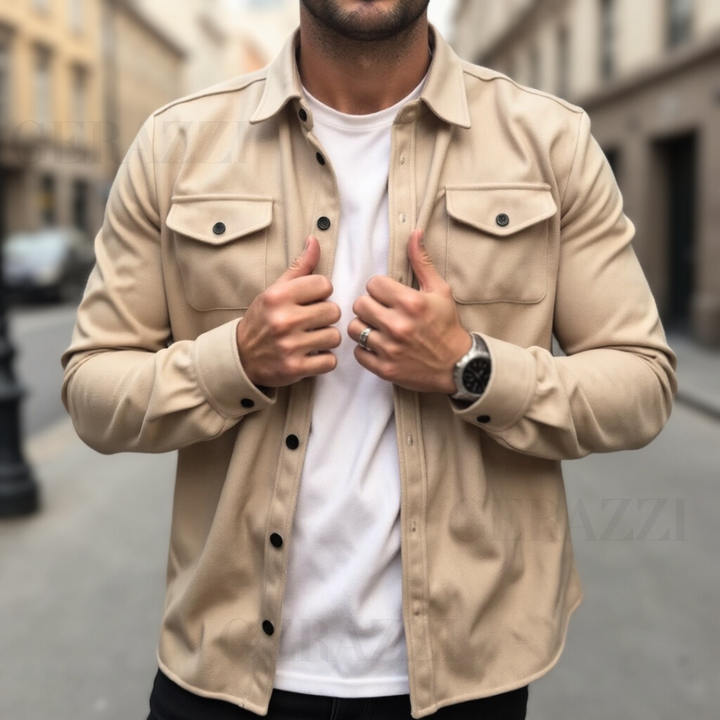 Rupert | Slim Fit Button-Up Mens Winter Jacket