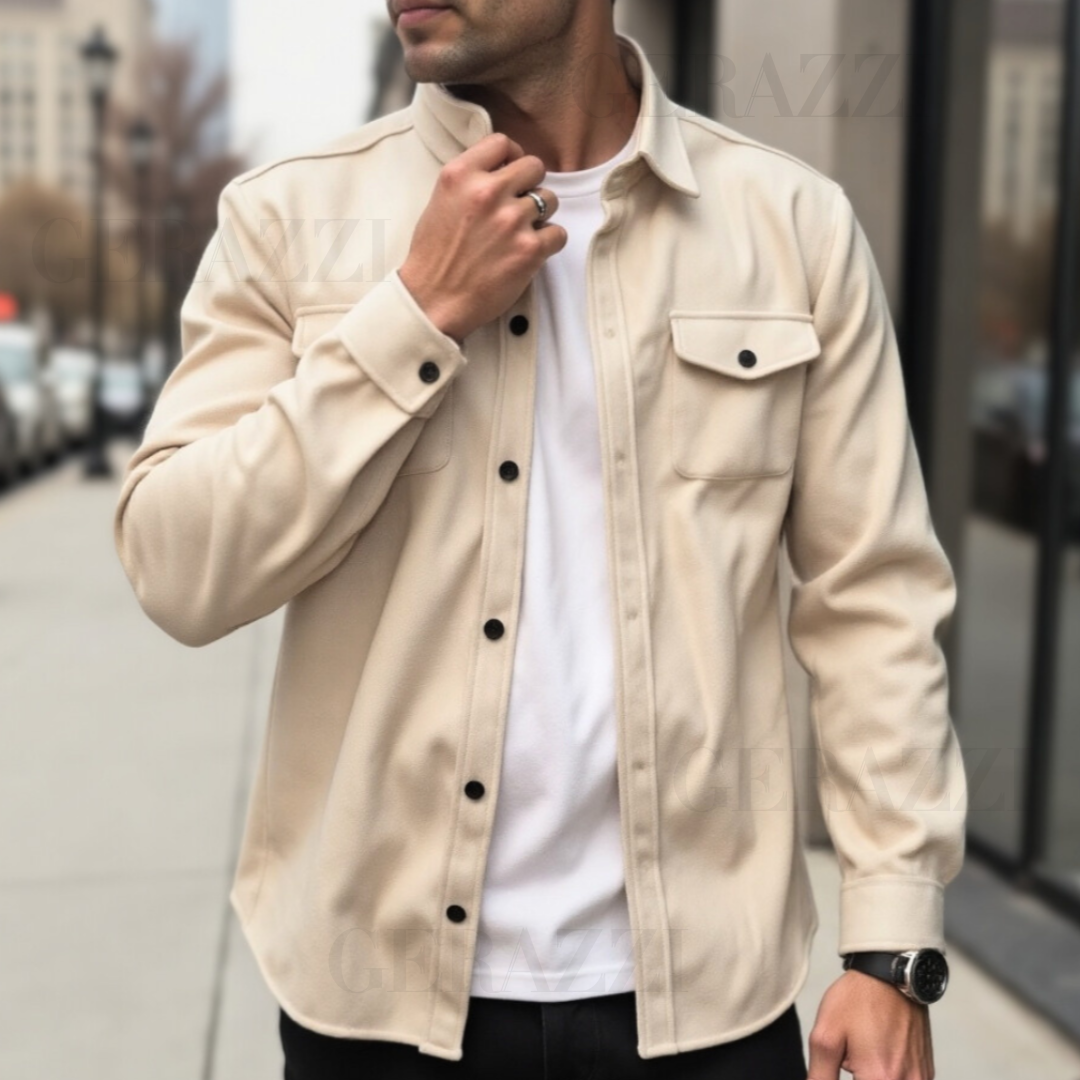 Rupert | Slim Fit Button-Up Mens Winter Jacket