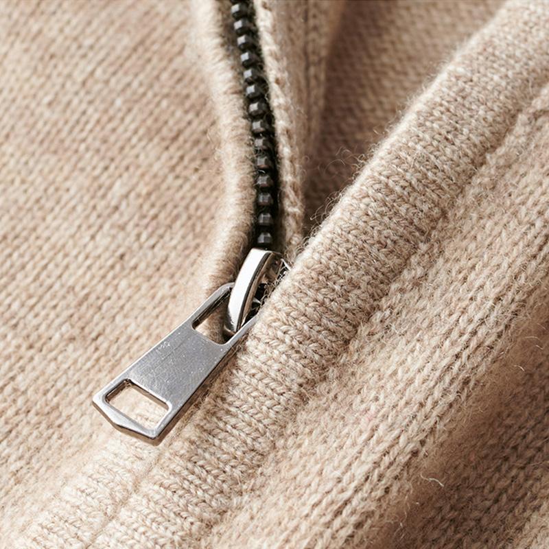 Samuel | Quarter Zip Long Sleeve Mens Knitted Jumper