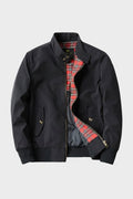 Samuel | Relaxed Zip-Up Bomber Jacket with Stand Collar