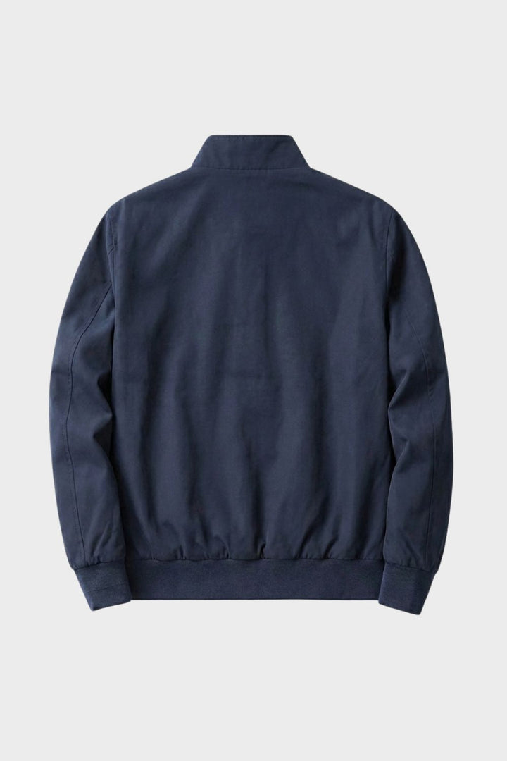 Samuel | Relaxed Zip-Up Bomber Jacket with Stand Collar
