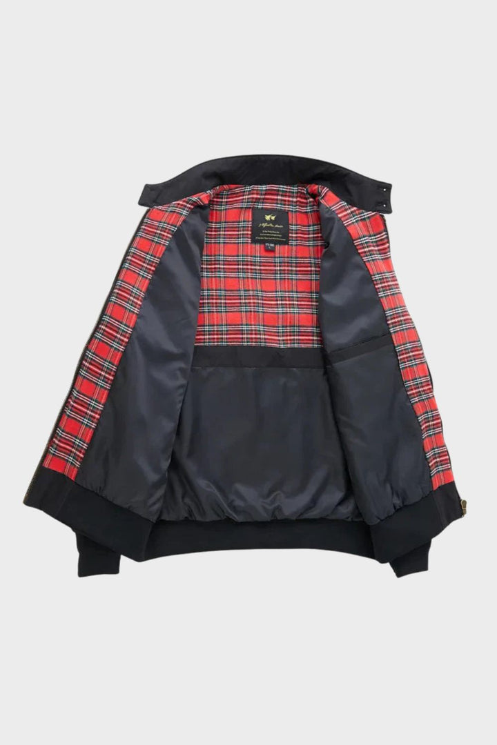 Samuel | Relaxed Zip-Up Bomber Jacket with Stand Collar