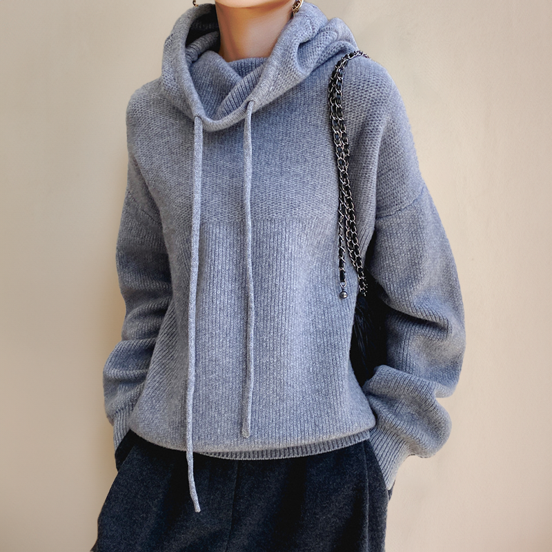 Sienna | Cosy Oversized Cowl Neck Hoodie Sweater