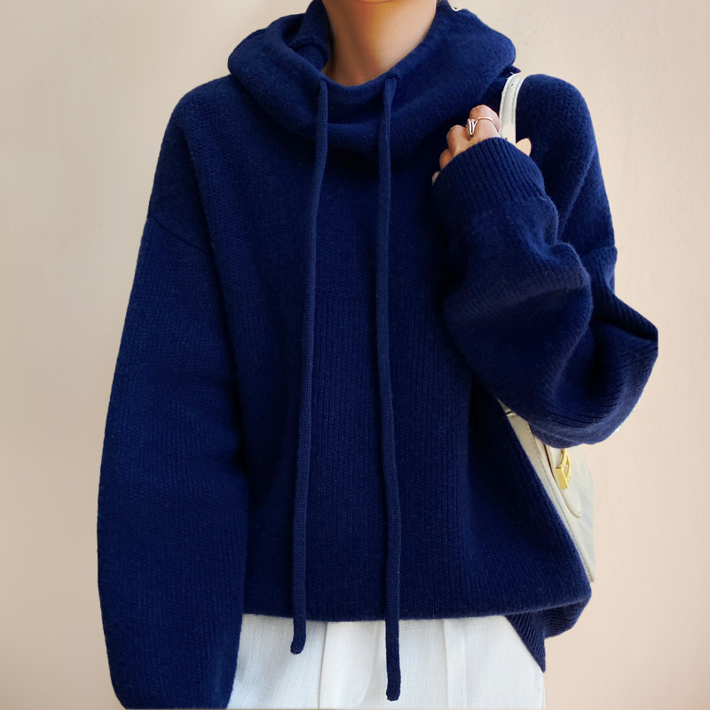 Sienna | Cosy Oversized Cowl Neck Hoodie Sweater