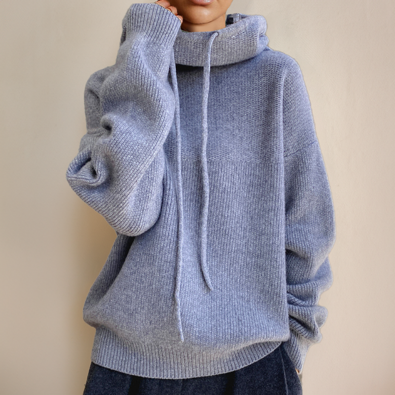 Sienna | Cosy Oversized Cowl Neck Hoodie Sweater
