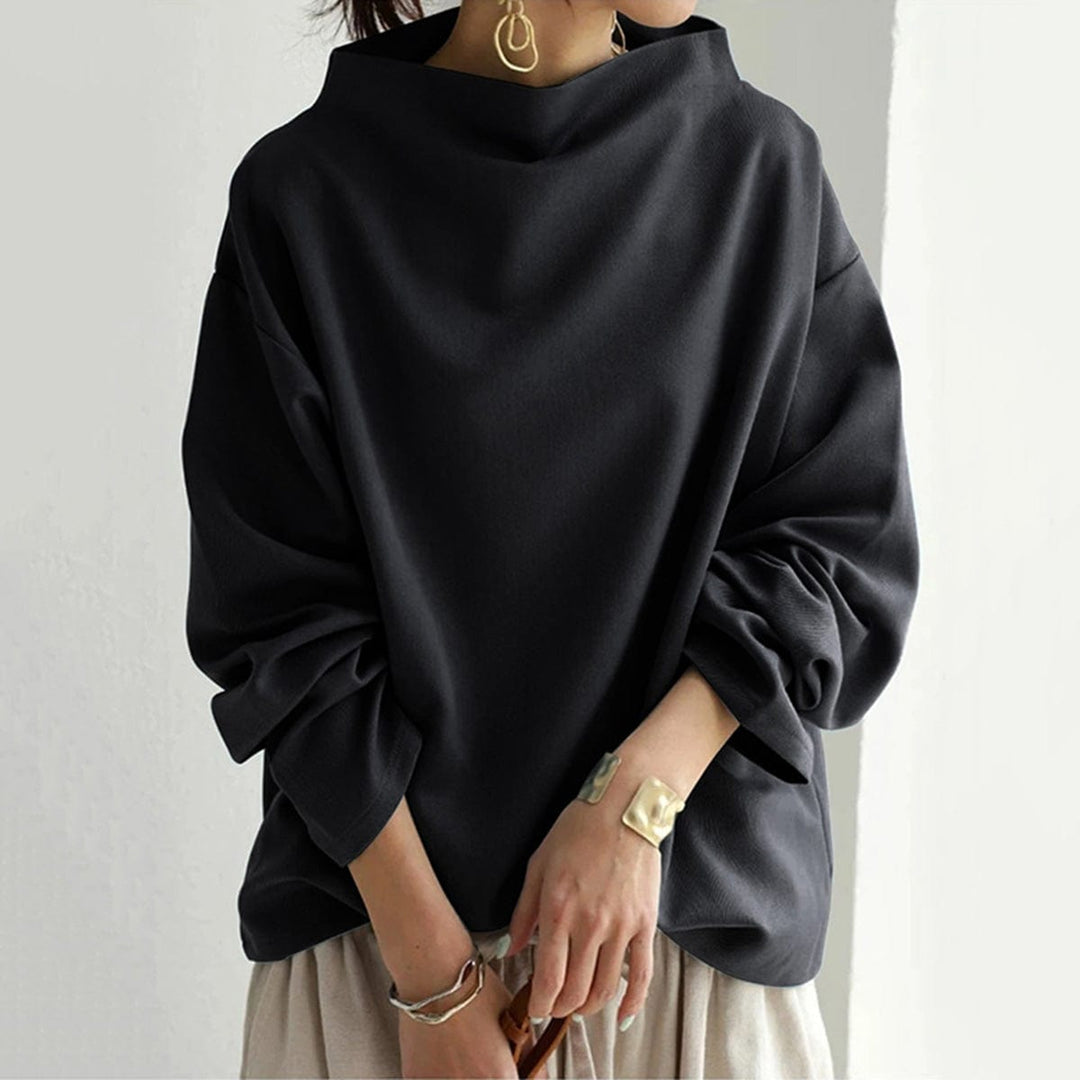 Sophie | Sophisticated Oversized Long Sleeve Roll Neck Jumper