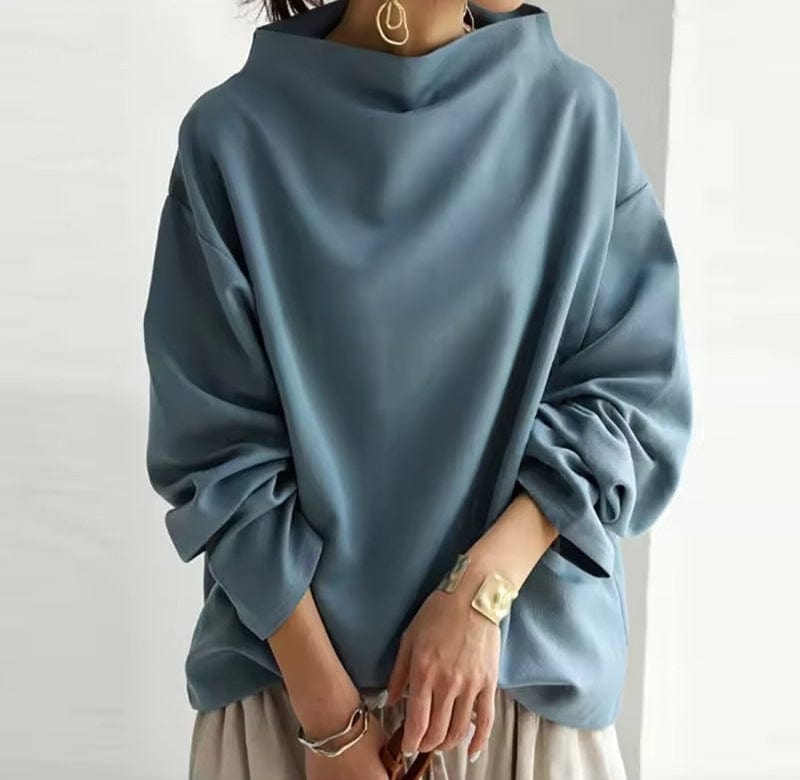 Sophie | Sophisticated Oversized Long Sleeve Roll Neck Jumper