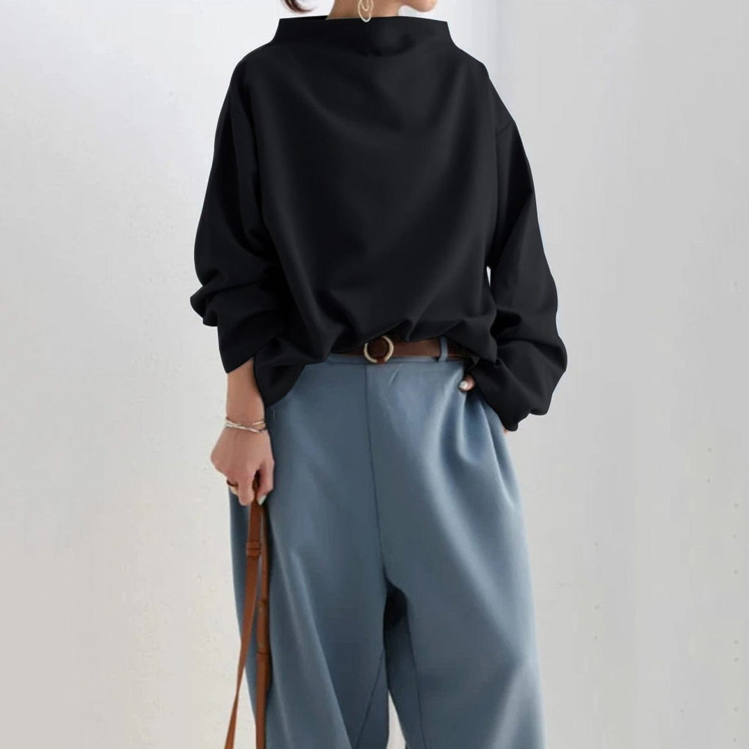 Sophie | Sophisticated Oversized Long Sleeve Roll Neck Jumper