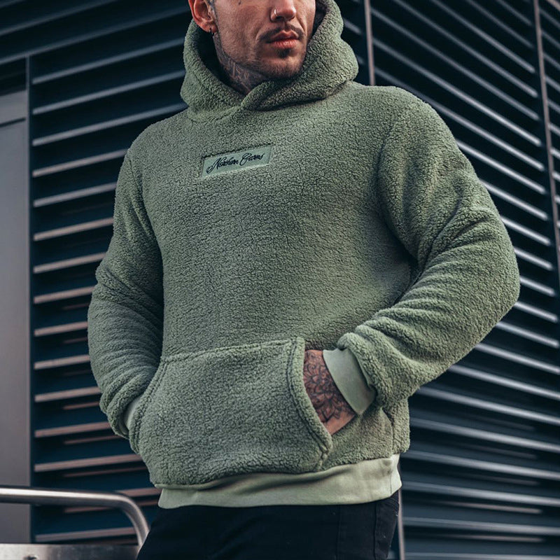 Teddy | Stylish Textured Pullover Mens Hoodie