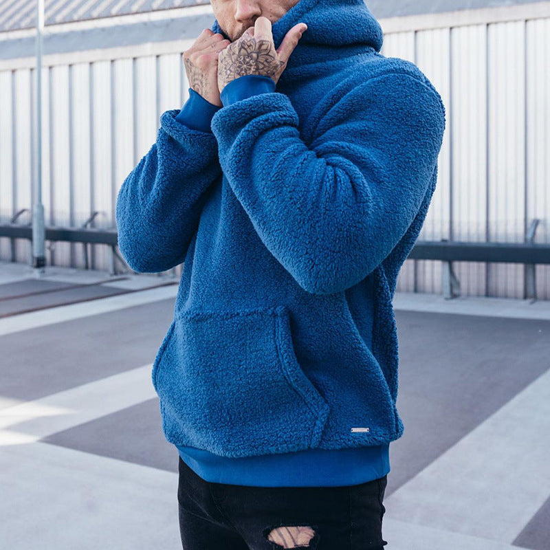 Teddy | Stylish Textured Pullover Mens Hoodie
