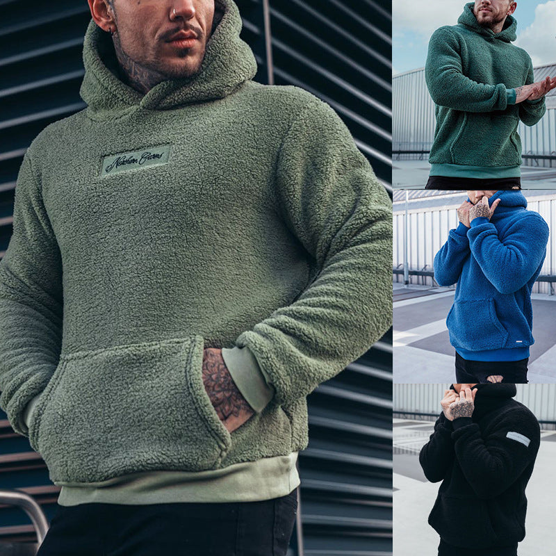 Teddy | Stylish Textured Pullover Mens Hoodie