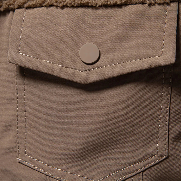 Theo | Timeless Patchwork Mens Fleece Jacket