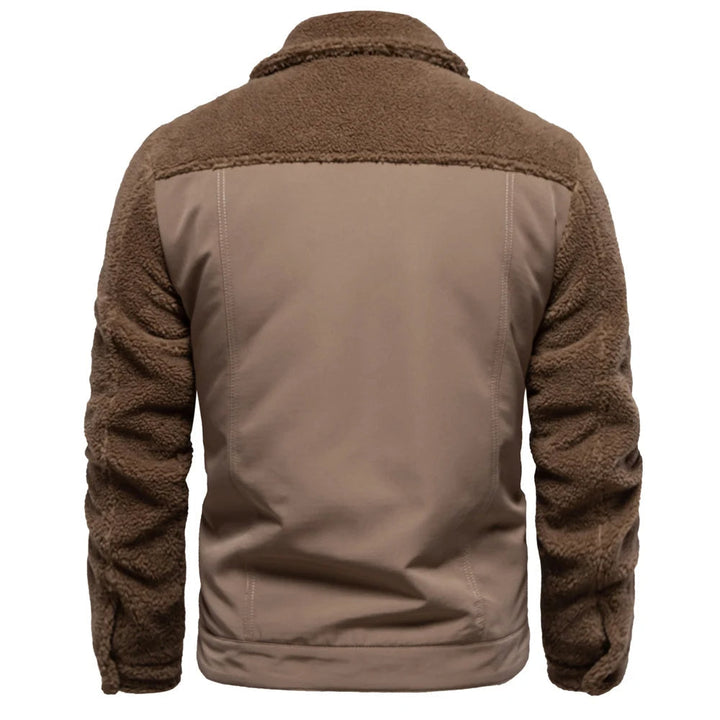 Theo | Timeless Patchwork Mens Fleece Jacket