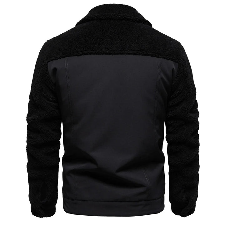 Theo | Timeless Patchwork Mens Fleece Jacket