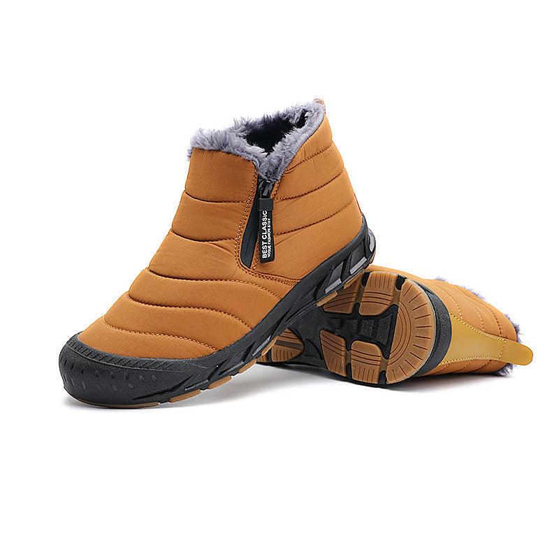 Theodore | Quilted Zip Up Ankle Winter Boots