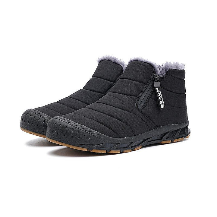 Theodore | Quilted Zip Up Ankle Winter Boots
