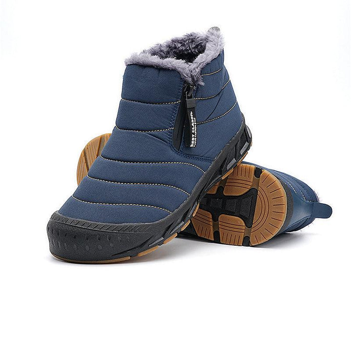 Theodore | Quilted Zip Up Ankle Winter Boots