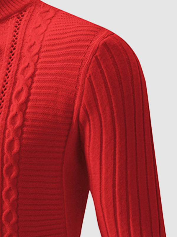 Thomas | Slim Fit Cable Knit Mens Knitted Jumper