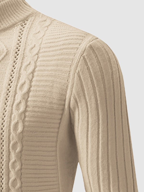 Thomas | Slim Fit Cable Knit Mens Knitted Jumper