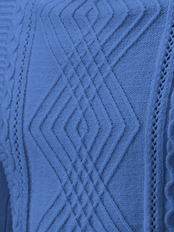 Thomas | Slim Fit Cable Knit Mens Knitted Jumper