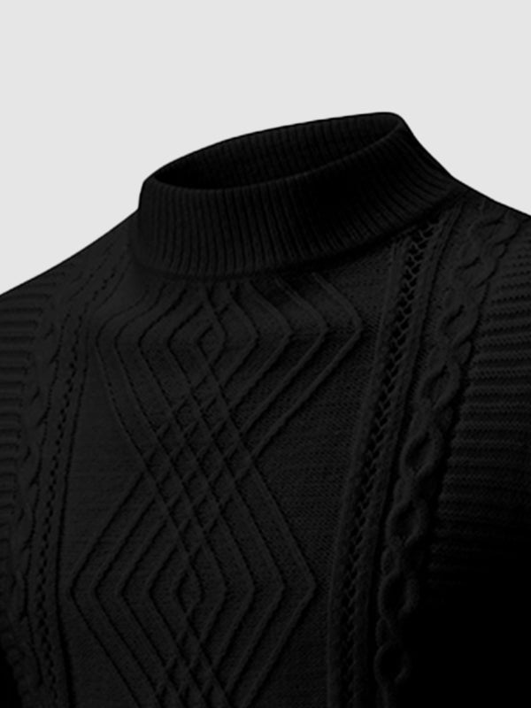Thomas | Slim Fit Cable Knit Mens Knitted Jumper