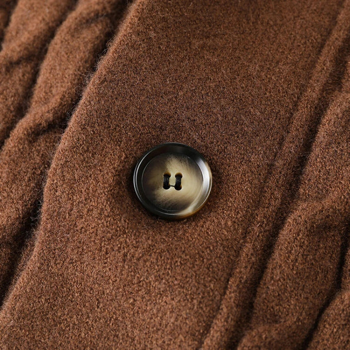 Tommy | Shawl Collar Cable Knit Mens Cardigan