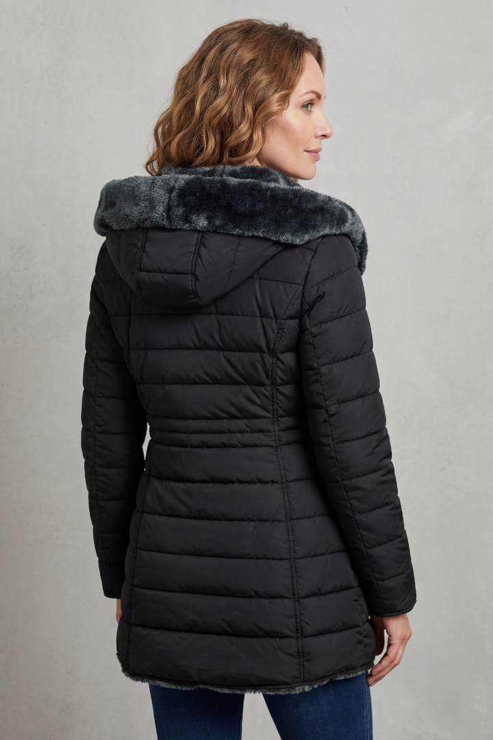 Willow | Elegant Fur Coats for Women - Hooded Padded Parka
