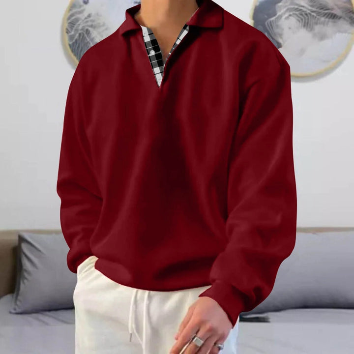 Zachary | Timeless Mens Knitted Jumper with Polo Collar